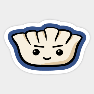 Confident Gyoza Kawaii Dumplings Sticker